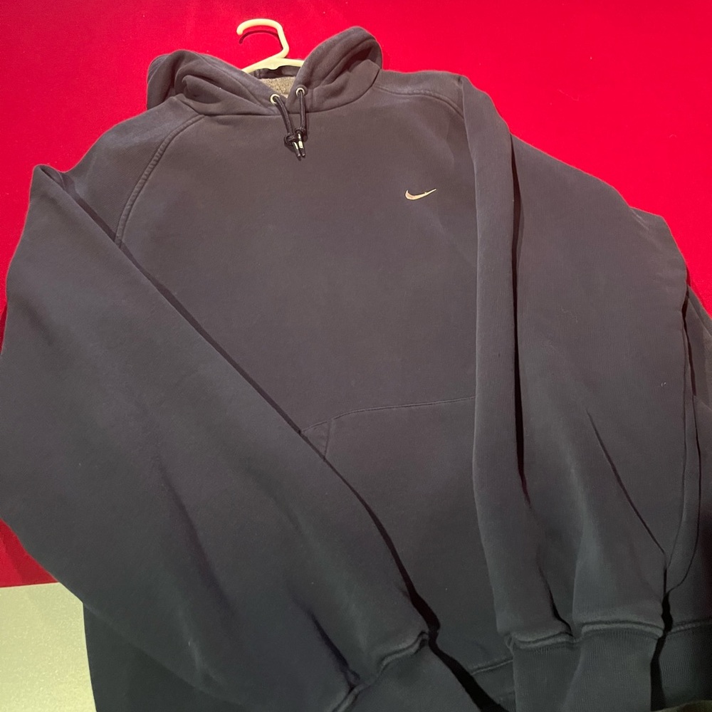Nike Gray and Black Hoodie